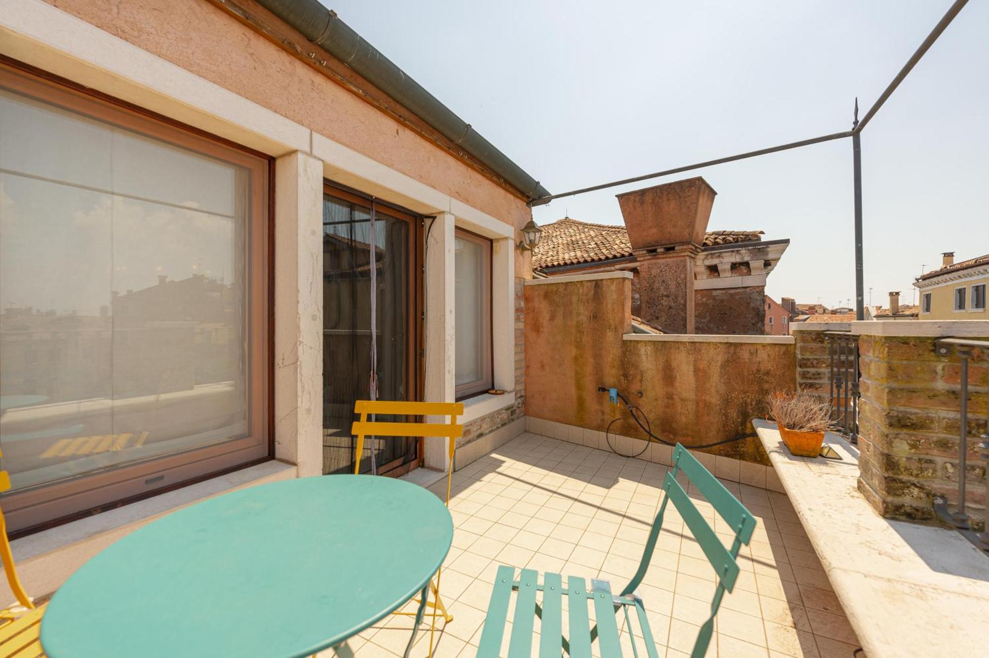 Luxury Penthouse With Terrace Apartamento Veneza Exterior foto